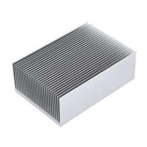 awxlumv large aluminum heatsink 5.9" x2.71" x 1.41" / 150x69x36mm high power heat sink diffusion cooling cooler 27 fin radiator for led amplifier transistor semiconductor pc computer pcb ic module