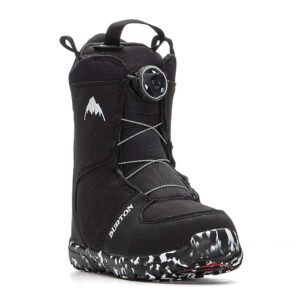 Burton Grom BOA Snowboard Boots Kid's Sz 1K Black