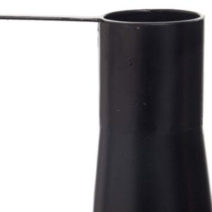 Foreside Home & Garden Black Modern Metal Decorative Vase, 79