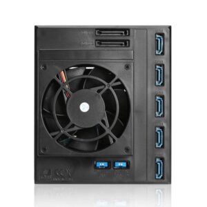 ISTAR BPN-DE350HD-BLACK Trayless 3X 5.25 to 5X 3.5 12Gb/s HDD Hot-swap Rack