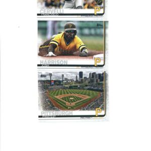 2019 Topps Complete (Series 1 & 2) Baseball Pittsburgh Pirates Team Set of 23 Cards: Nick Burdi(#43), PNC Park(#48), Corey Dickerson(#89), Trevor Williams(#96), Joe Musgrove(#104), Felipe Vázquez(#194), Gregory Polanco(#198), Josh Bell(#208), Colin Moran(