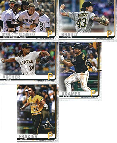 2019 Topps Complete (Series 1 & 2) Baseball Pittsburgh Pirates Team Set of 23 Cards: Nick Burdi(#43), PNC Park(#48), Corey Dickerson(#89), Trevor Williams(#96), Joe Musgrove(#104), Felipe Vázquez(#194), Gregory Polanco(#198), Josh Bell(#208), Colin Moran(