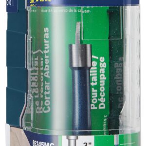 Bosch 85245MC 3/8 in. x 1 in. Carbide-Tipped Single-Flute Pilot Panel Concave Router Bit