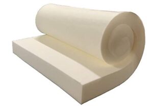 goto foam 1" height x 18" width x 18" length 44ild (firm) upholstery cushion made in usa