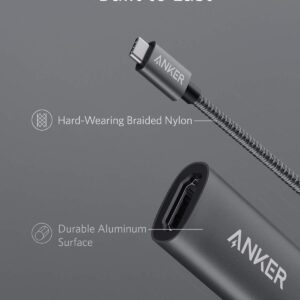 Anker USB C to HDMI Adapter (@60Hz), 310 USB-C (4K HDMI), Aluminum, Portable, for MacBook Pro, Air, iPad pROPixelbook, XPS, Galaxy, and More