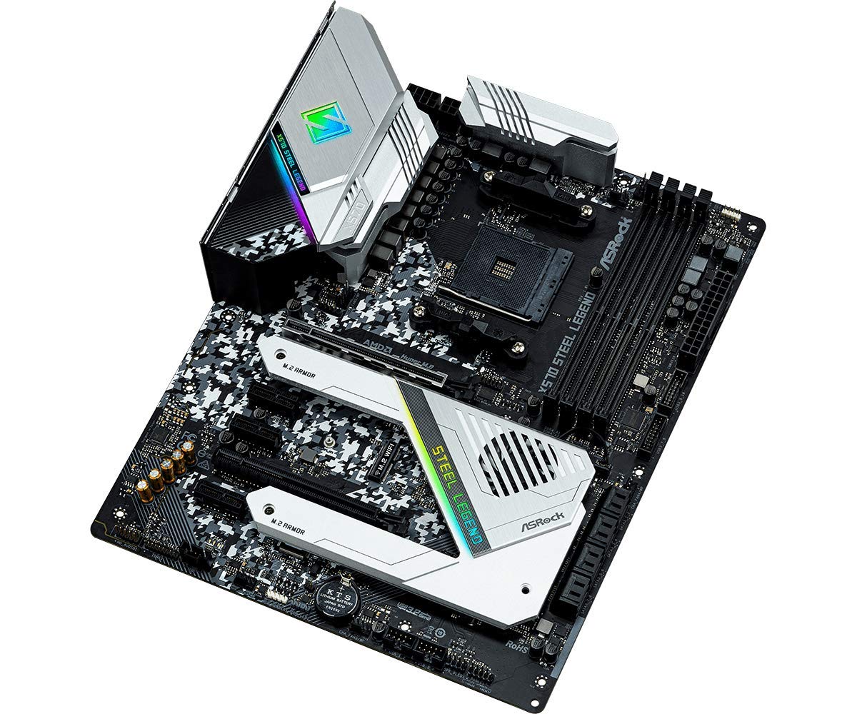 ASRock AM4/X570 Steel Legend/4DDR4/HDMI/DP/R45 Motherboard