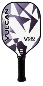 vulcan | v510 pickleball paddle | hybrid performance | polypropylene core - carbon fiber surface | usap approved | multiple colors