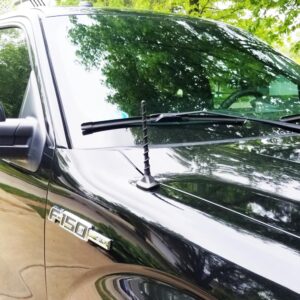 KSaAuto Short Antenna for 2019-2023 2024 Ford F150 Accessories Truck Dodge Ram 1500 Accessories, Car Ford F-150 F250 F350 Ford Bronco Raptor Dodge Ram 2500 3500 Classic Warlock Antenna Replacement