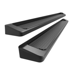 APS 6in Black Running Boards Compatible with Ford Ranger SuperCrew Cab 19-23