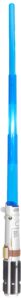 star wars rey electronic blue lightsaber toy for ages 6 & up with lights, sounds, & phrases plus access to training videos
