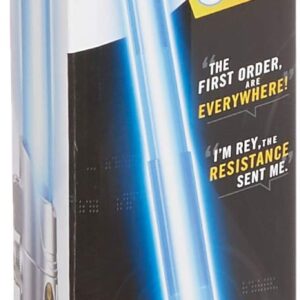 Star Wars Rey Electronic Blue Lightsaber Toy for Ages 6 & Up with Lights, Sounds, & Phrases Plus Access to Training Videos