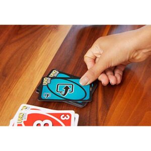 IsEasy Uno Playing Card Game Mattel Games Wild Card Uno Flip Uno (Wild Card uno)