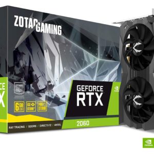 ZOTAC Gaming GeForce RTX 2060 6GB GDDR6 192-bit Graphics Card, Super Compact, ZT-T20600H-10M