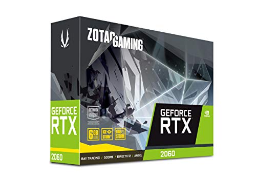 ZOTAC Gaming GeForce RTX 2060 6GB GDDR6 192-bit Graphics Card, Super Compact, ZT-T20600H-10M