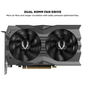 ZOTAC Gaming GeForce RTX 2060 6GB GDDR6 192-bit Graphics Card, Super Compact, ZT-T20600H-10M