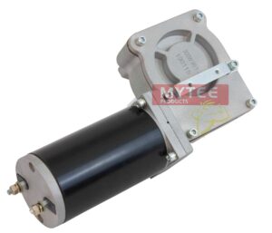 mytee products 900w 90:1 tarp motor for dump truck tarp systems with chrome cover 12vdc / 43 amps / 50 rpm (1 year warranty)
