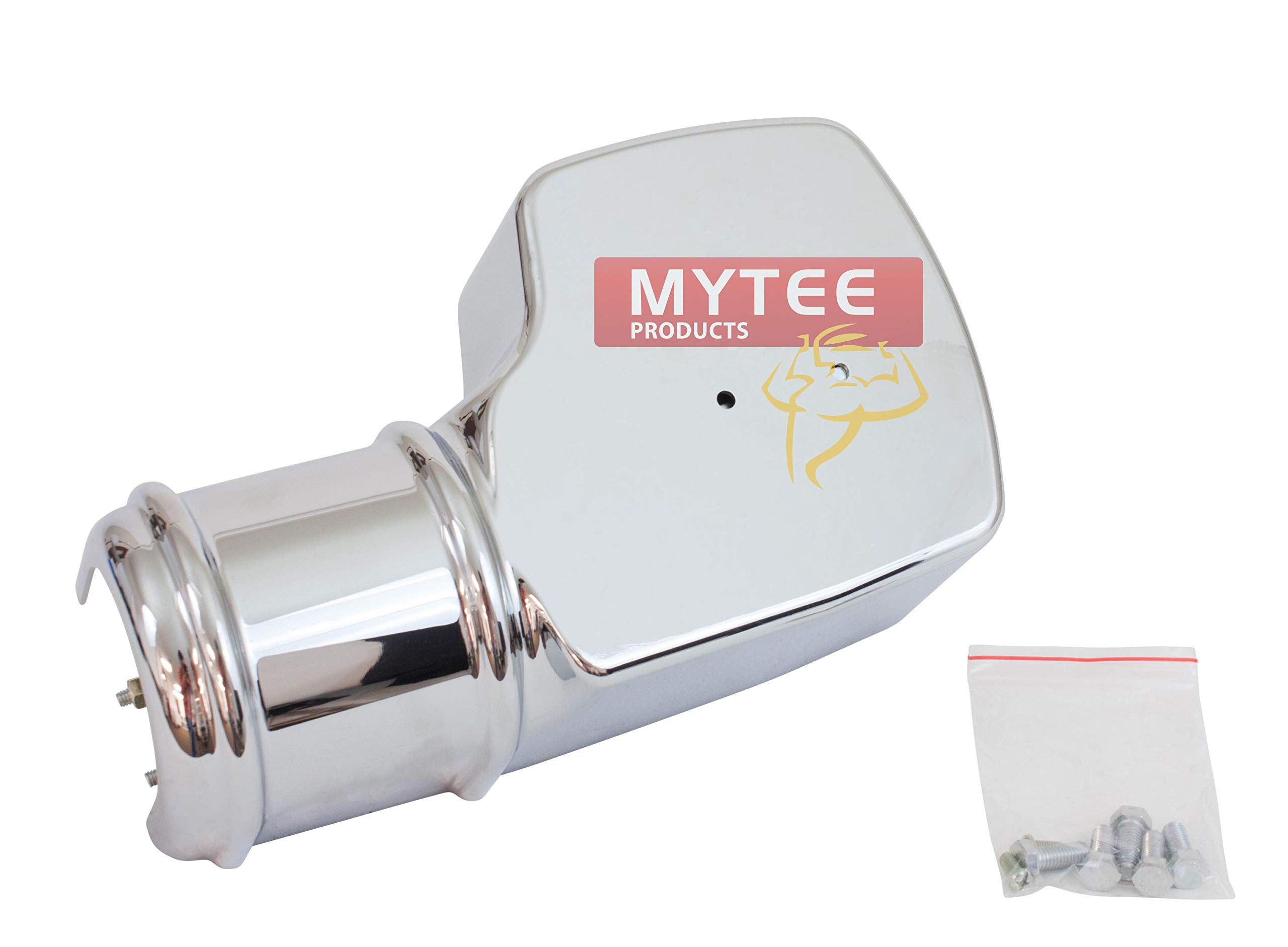 Mytee Products 900W 90:1 Tarp Motor for Dump Truck Tarp Systems with Chrome Cover 12VDC / 43 AMPS / 50 RPM (1 Year Warranty)