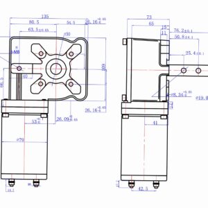 Mytee Products 900W 90:1 Tarp Motor for Dump Truck Tarp Systems with Chrome Cover 12VDC / 43 AMPS / 50 RPM (1 Year Warranty)