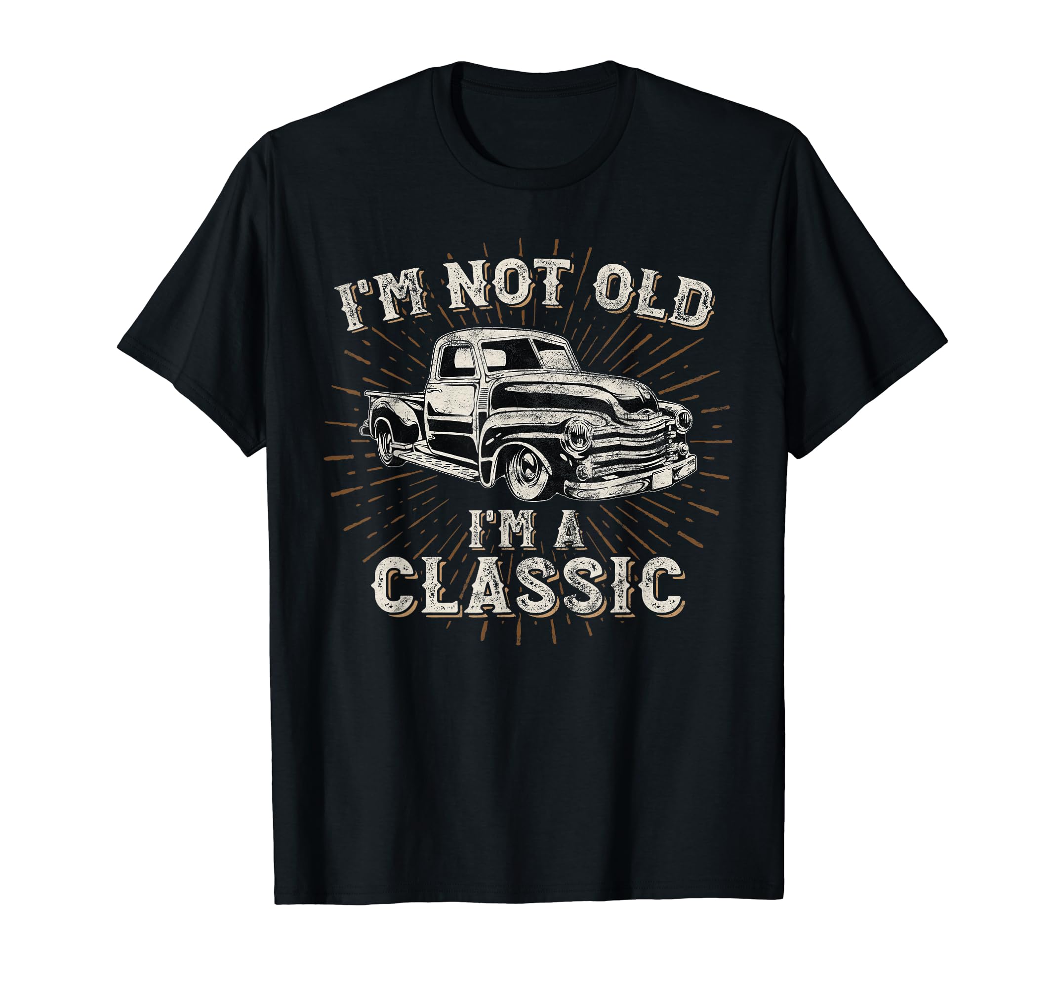 I'm Not Old I'm Classic Retro Truck Distressed Design T-Shirt