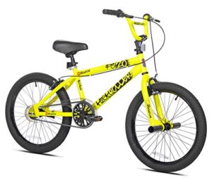 razor high roller bmx/freestyle bike (20-inch wheel), yellow