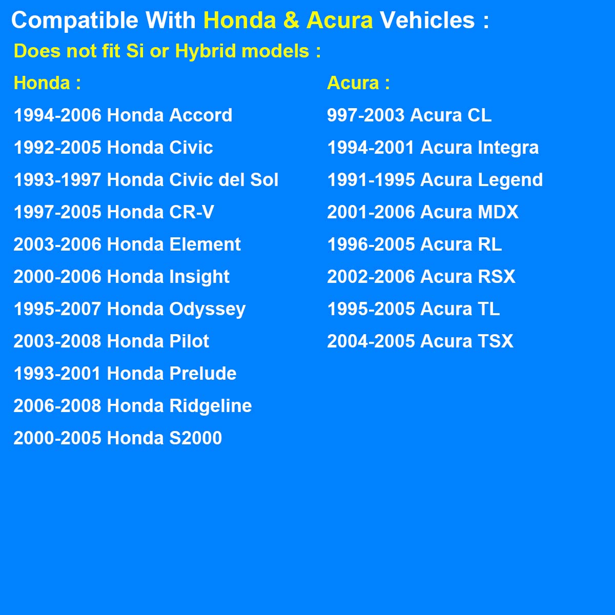 Radiator Cap, Replace 19045-PAA-A01, 19045PAAA01 Compatible with Honda Acura - 1994-2005 Accord, 1993-2005 Civic, 2002-2005 CRV, 1995-2007 Odyssey, 2003-2008 Pilot, 1995-2005 TL, 00-05 S2000, More