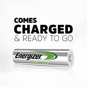 Energizer Rechargeable AA Batteries, Recharge Universal Double A Battery Pre-Charged, 16 Count