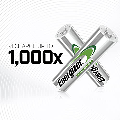 Energizer Rechargeable AA Batteries, Recharge Universal Double A Battery Pre-Charged, 16 Count