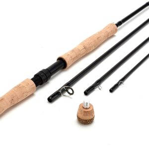 10 feet 9 inches Carbon Fiber Switch 7wt 8wt Fly Fishing Rod 4 Pieces Sections Extra Handle Freshwater Fishing Trout Lake Cork Handles