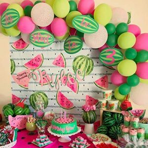 100 Pack Watermelon Party Decorations Balloon Garland & Arch Kit 100 Balloons for Wedding Baby Shower Birthday Party Backdrop