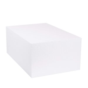 Silverlake Large Craft Foam Block - 11x17x7 EPS Polystyrene Blocks for Crafting, Modeling, Art Projects and Floral Arrangements Sculpting DIY School & Home