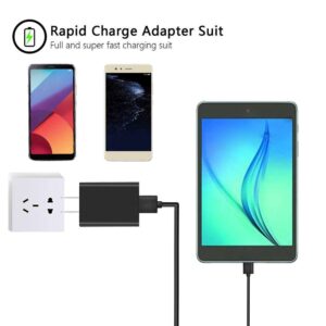 Charger for Verizon MiFi 7730L 8800L Jetpack - UL Listed MiFi 7730L 8800L Jetpack 4G LTE Mobile Hotspot WiFi USB Rapid Charger with 5FT Charging Cable Cord