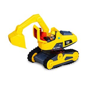 CAT Construction Toys, Power Action Crew Excavator, Light & Sound, Battery Operated, Ages 3+