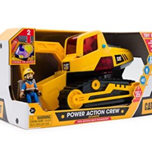 CAT Construction Toys, Power Action Crew Excavator, Light & Sound, Battery Operated, Ages 3+