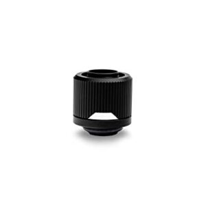 EKWB EK-Quantum Torque STC-12/16 Compression Fitting for Soft Tubing, 12/16mm (7/16" ID, 5/8" OD), Black, 4-pack