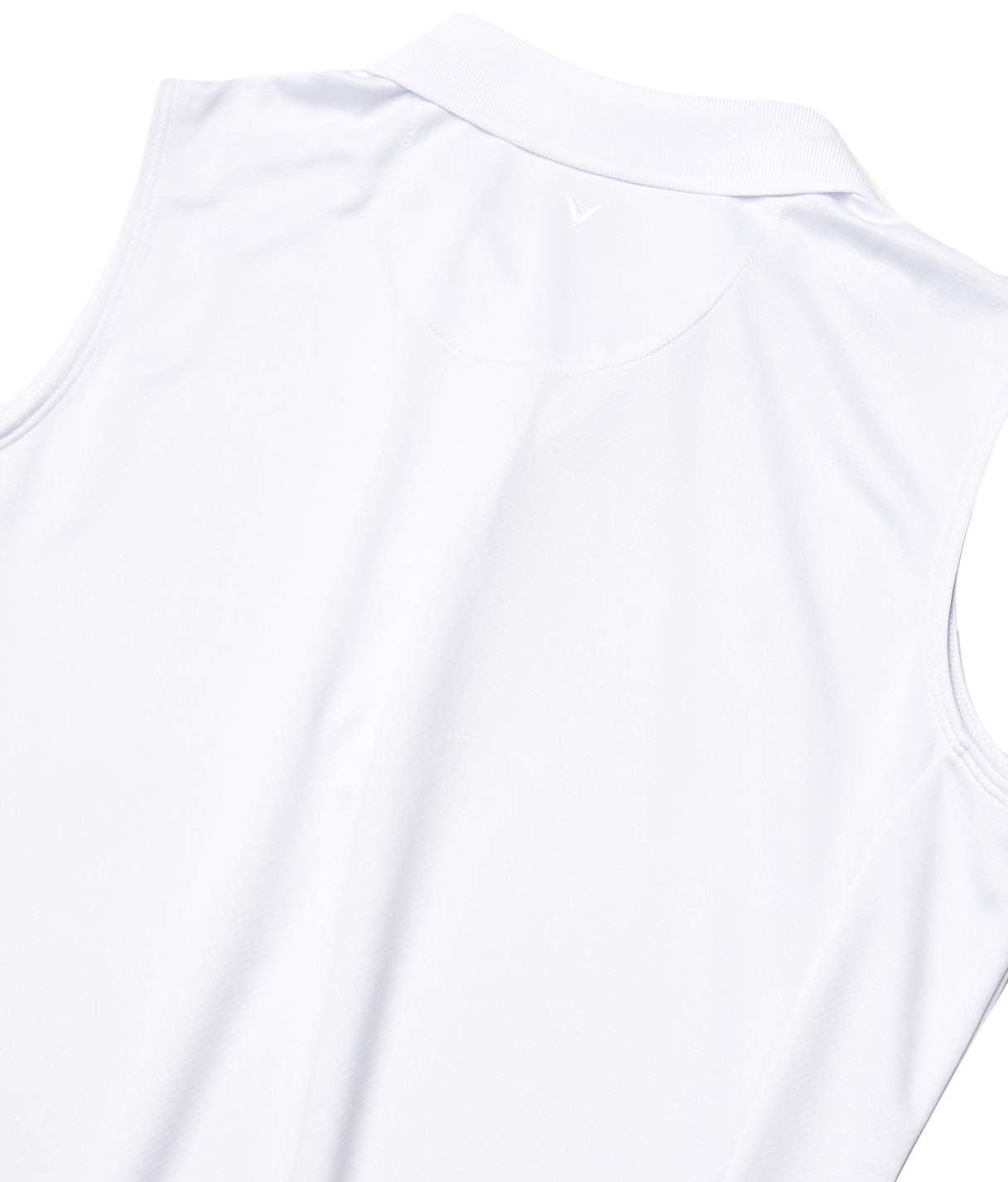 Callaway Women's Opti-Dri Sleeveless Golf Polo With Uv Block Sun Protection, Flexible Fit, Ladies Performance Apparel (Sizes Xs-Xxl), Brilliant White, Medium