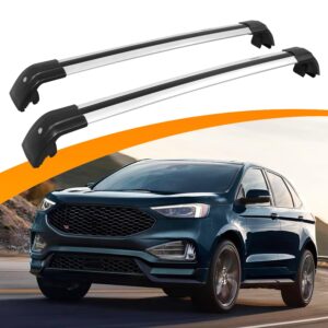 snailfly adjustable cross bars roof rack luggage carrier fit for ford edge 2015-2024