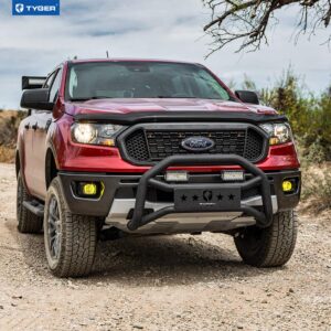 Tyger Auto TG-GD6F60478 Front Bumper Guard Compatible with 2019-2023 Ford Ranger | Textured Black | Light Mount | Bull Bar