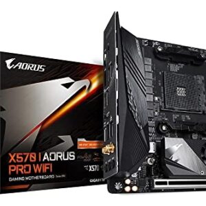 GIGABYTE X570 I AORUS Pro Wi-Fi (AMD Ryzen 3000/X570/Mini-Itx/PCIe4.0/DDR4/USB 3.1/Realtek ALC1220-Vb/DisplayPort 1.4/2xHDMI 2.0B/RGB Fusion 2.0/Gaming Motherboard)