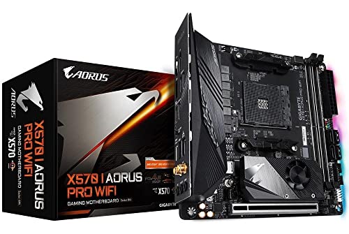 GIGABYTE X570 I AORUS Pro Wi-Fi (AMD Ryzen 3000/X570/Mini-Itx/PCIe4.0/DDR4/USB 3.1/Realtek ALC1220-Vb/DisplayPort 1.4/2xHDMI 2.0B/RGB Fusion 2.0/Gaming Motherboard)