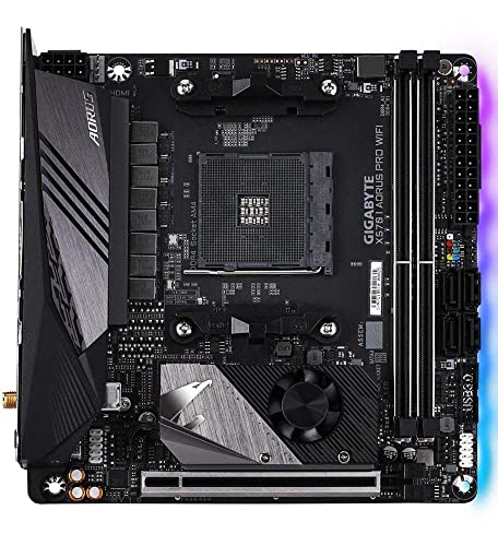 GIGABYTE X570 I AORUS Pro Wi-Fi (AMD Ryzen 3000/X570/Mini-Itx/PCIe4.0/DDR4/USB 3.1/Realtek ALC1220-Vb/DisplayPort 1.4/2xHDMI 2.0B/RGB Fusion 2.0/Gaming Motherboard)