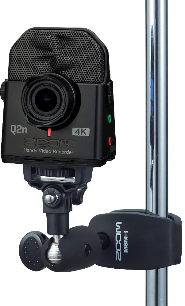 Zoom ACM-1 Action Cam Mount Adapter, works with Q2n-4k, Q2n, Q4n, and Q8