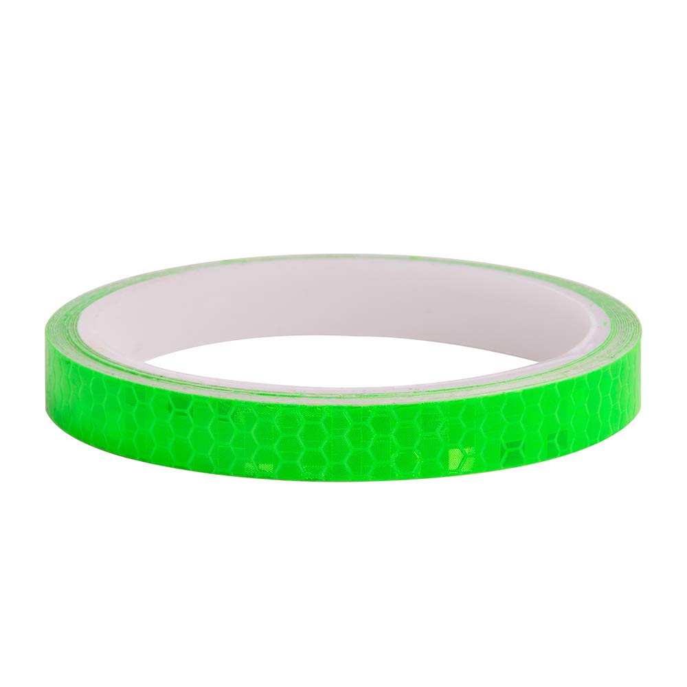 Reflective Tape Green 0.5"X10'-Waterproof Self-Adhesive Trailer Reflector Tape-Reflective Tape for Trucks,Trailers,Cars.Warning Caution Conspicuity Tape