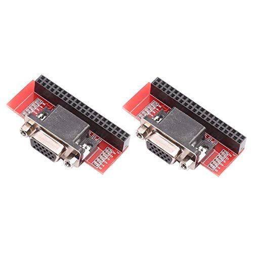 DEVMO 2PCS VGA666 Adapter Board DPI dtoverlays Module Compatible with Raspberry Pi 3B / 2B / B+ / A+