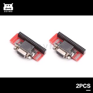 DEVMO 2PCS VGA666 Adapter Board DPI dtoverlays Module Compatible with Raspberry Pi 3B / 2B / B+ / A+