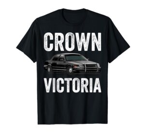 crown victoria p71 cop car tee t-shirt mens t-shirt