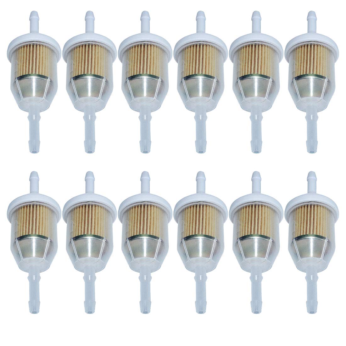 AUMEL 25 050 03-S Fuel Filter Kit 12Pcs For Kohler 25 050 08-S John Deere AM116304 GY20709 Gravely 21410800 21541500 Toro 98021 71-5960 Part.