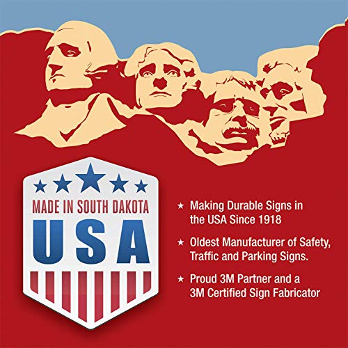 SmartSign "US Flag" Pack of 5 Hard Hat Labels | Retro-Reflective, 2" Circle