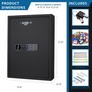 Barska Digital Electronic Keypad Lock Wall Mount Key Cabinet Safe - Ideal for Home Hotels Schools & Businesses