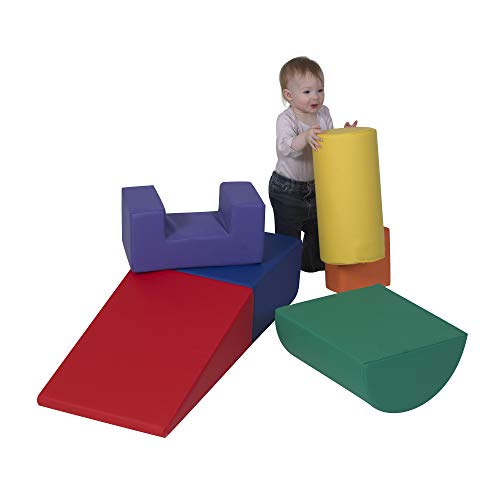 Children's Factory-CF805-168 Climb & Play 6 Piece Set for Toddlers, Baby Climbing Toys, Indoor Play Equipment for Homeschool/Classroom/Playroom, Primary Colors