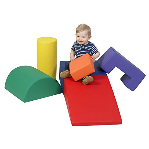 Children's Factory-CF805-168 Climb & Play 6 Piece Set for Toddlers, Baby Climbing Toys, Indoor Play Equipment for Homeschool/Classroom/Playroom, Primary Colors